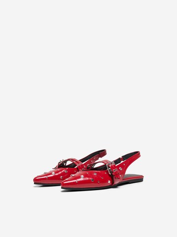 ONLY - Bailarinas con hebilla 'ONLAURA-5' en rojo