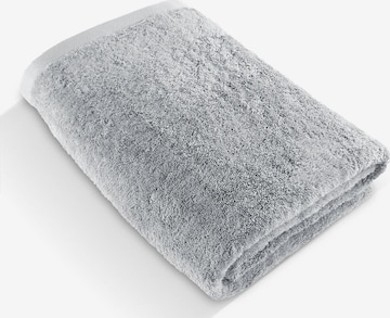 Serviette de douche Herzbach home en argent : devant