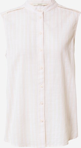 Camicia da donna di ESPRIT in beige: frontale