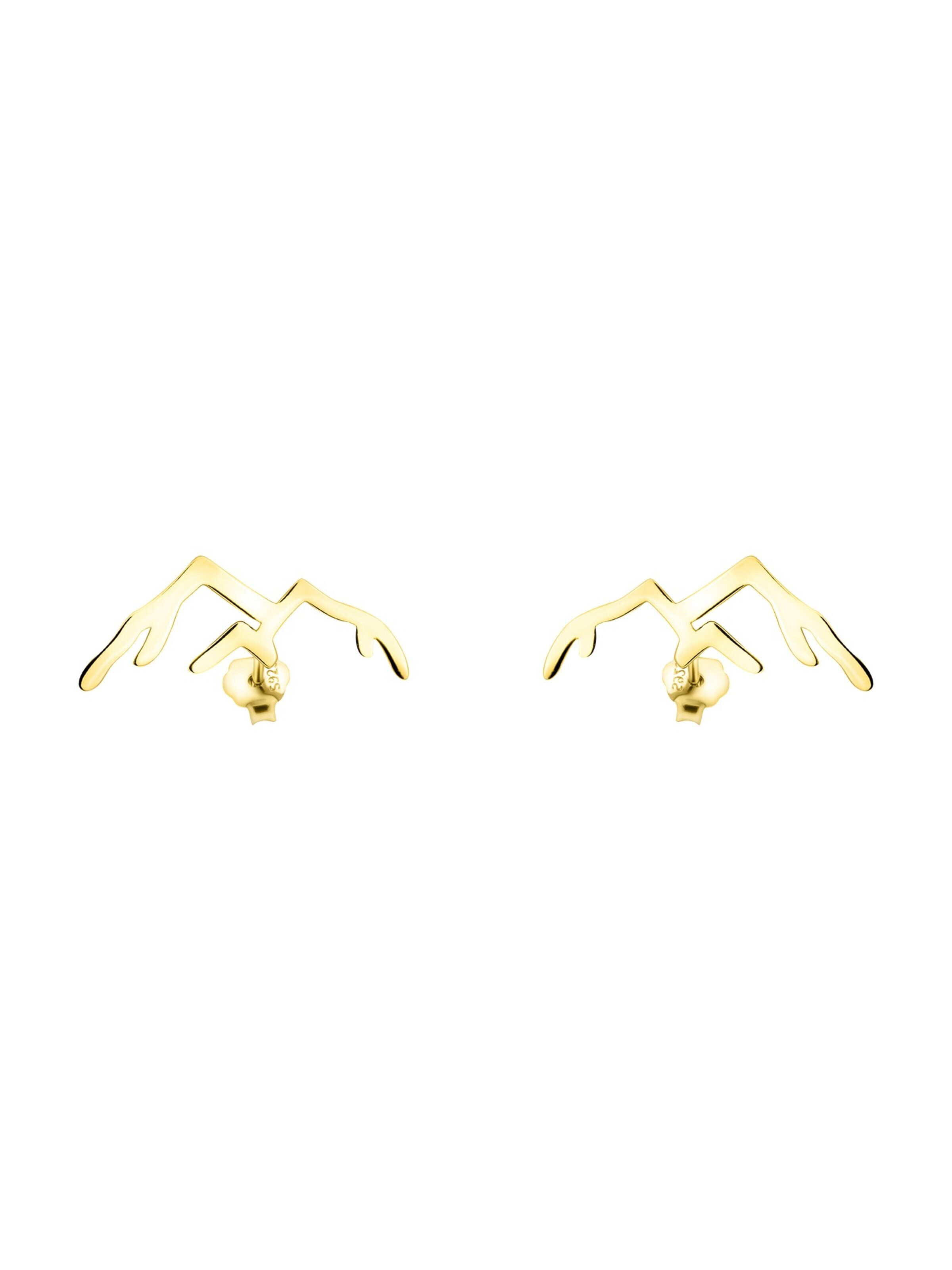Sofia Milani Earrings 'Mountain' in Gold: front