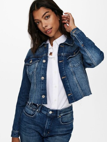 Veste mi-saison 'EMILY' ONLY en bleu