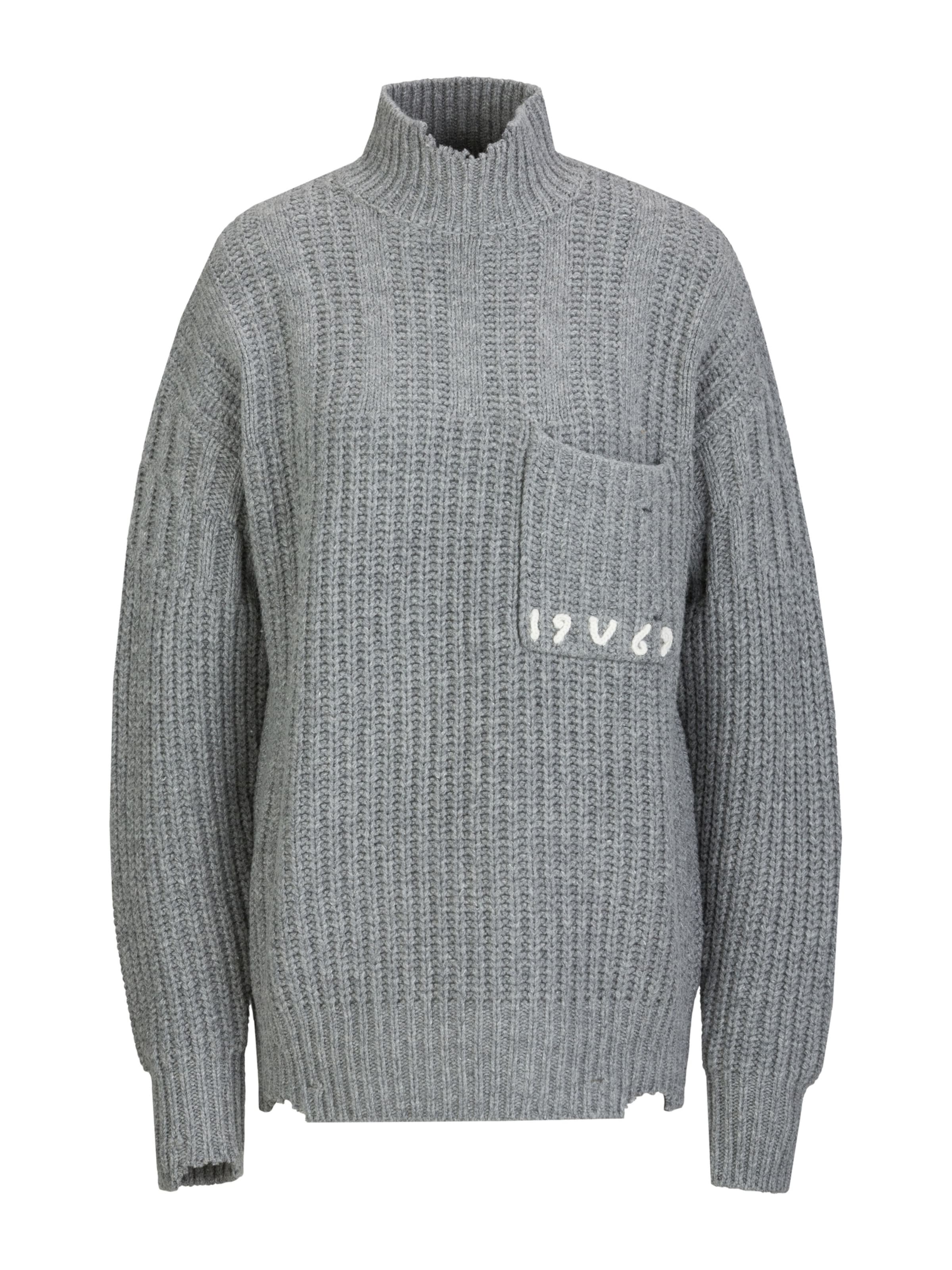 Pull-over 'Rosanna' 19V69 ITALIA en gris : devant