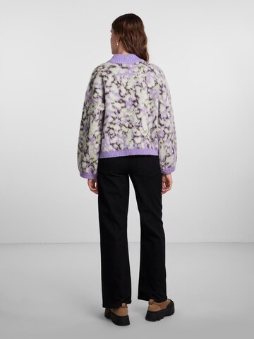 PIECES - Pullover 'JOELLA' em roxo