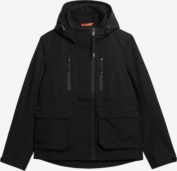 Superdry Tussenjas 'Ultimate Tech' in Zwart: voorkant