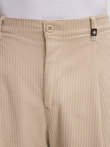 STRELLSON Regular Bandplooibroek ' Ludo ' in Beige