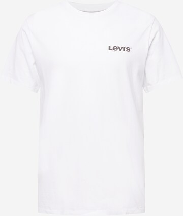 LEVI'S ® Paita 'Graphic Crewneck Tee' värissä valkoinen: edessä