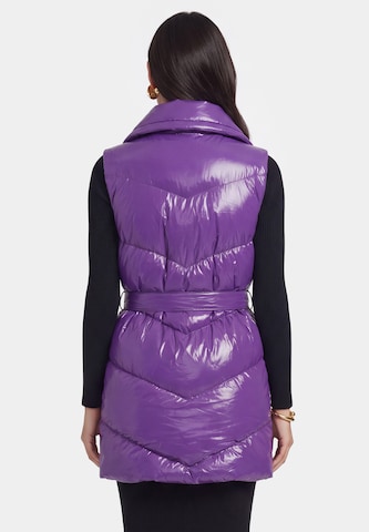 faina - Colete em roxo