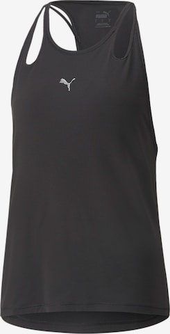 PUMA Sports top in Black: front