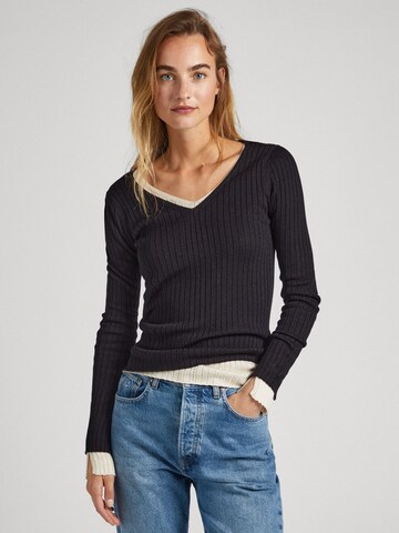Pulover 'ELIX' de la Pepe Jeans pe negru: față