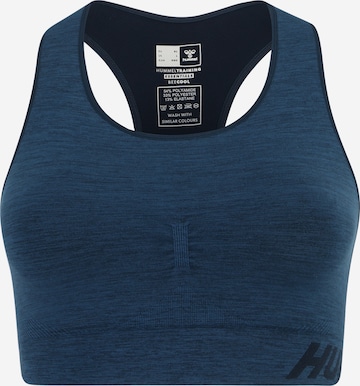 Hummel Bustier Sport-BH in Blau: predná strana