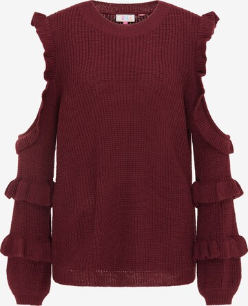 IZIA Sweater in Red: front