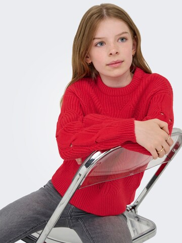 ONLY GIRLS Pullover in Rot