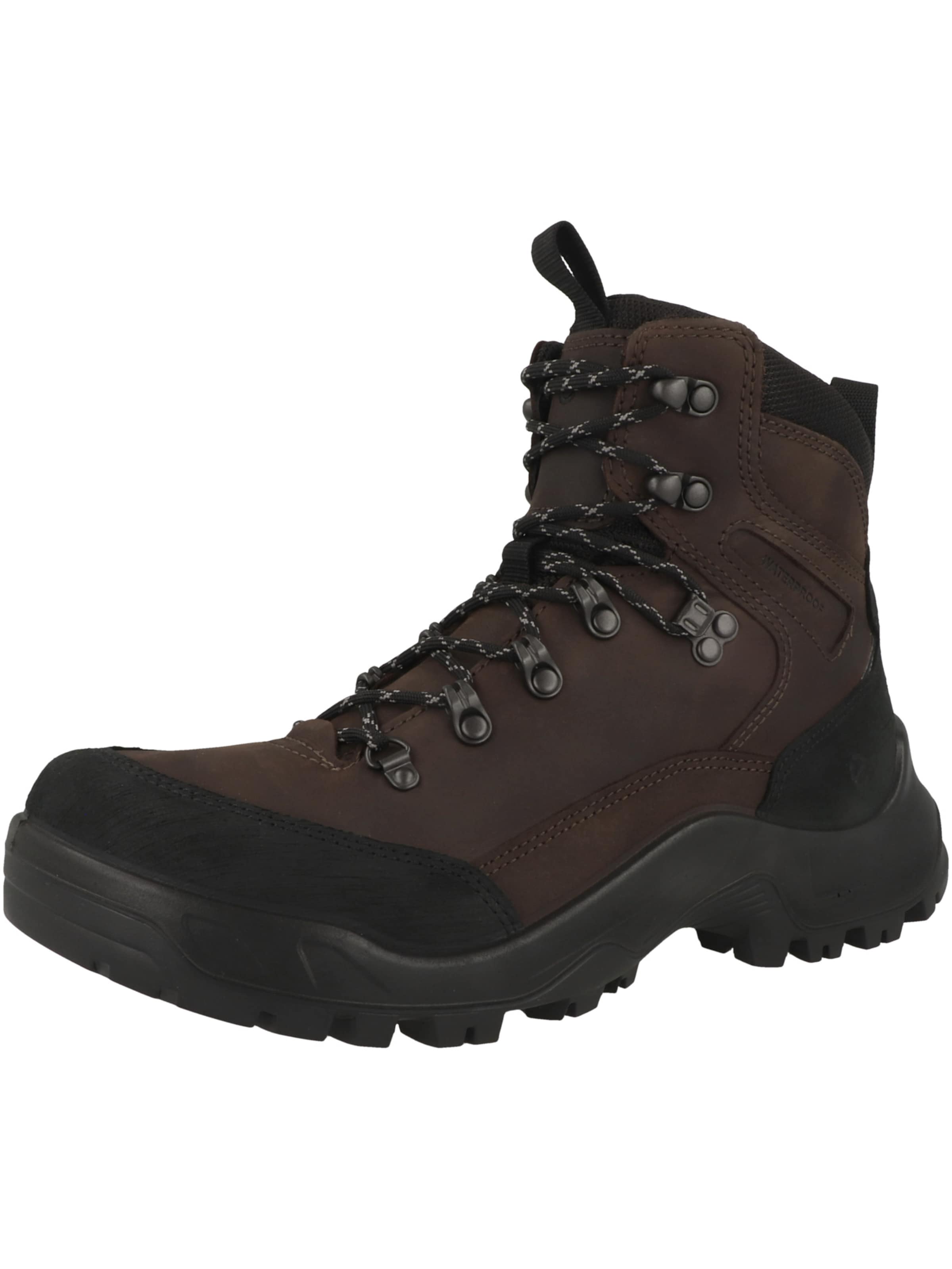 ECCO - Botas com atacadores 'Offroad' em castanho: frente