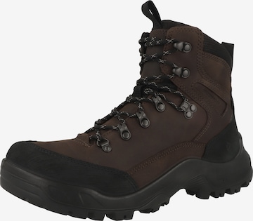 ECCO Lace-up boots 'Offroad' in Brown: front