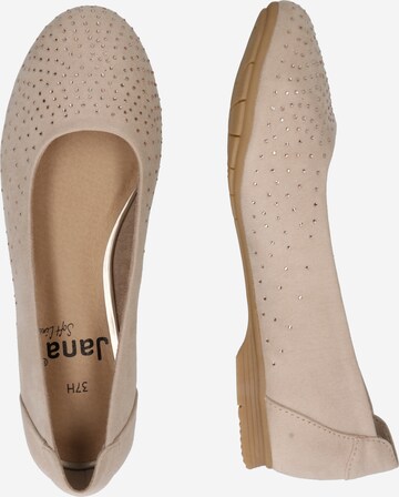 JANA Ballet Flats in Beige