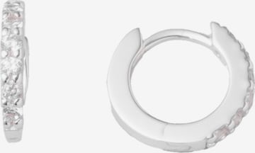 Boucles d'oreilles fejn en argent : devant