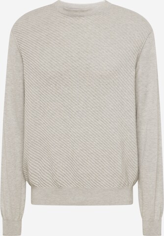 ABOUT YOU Sweater 'Gino' in Grey: front