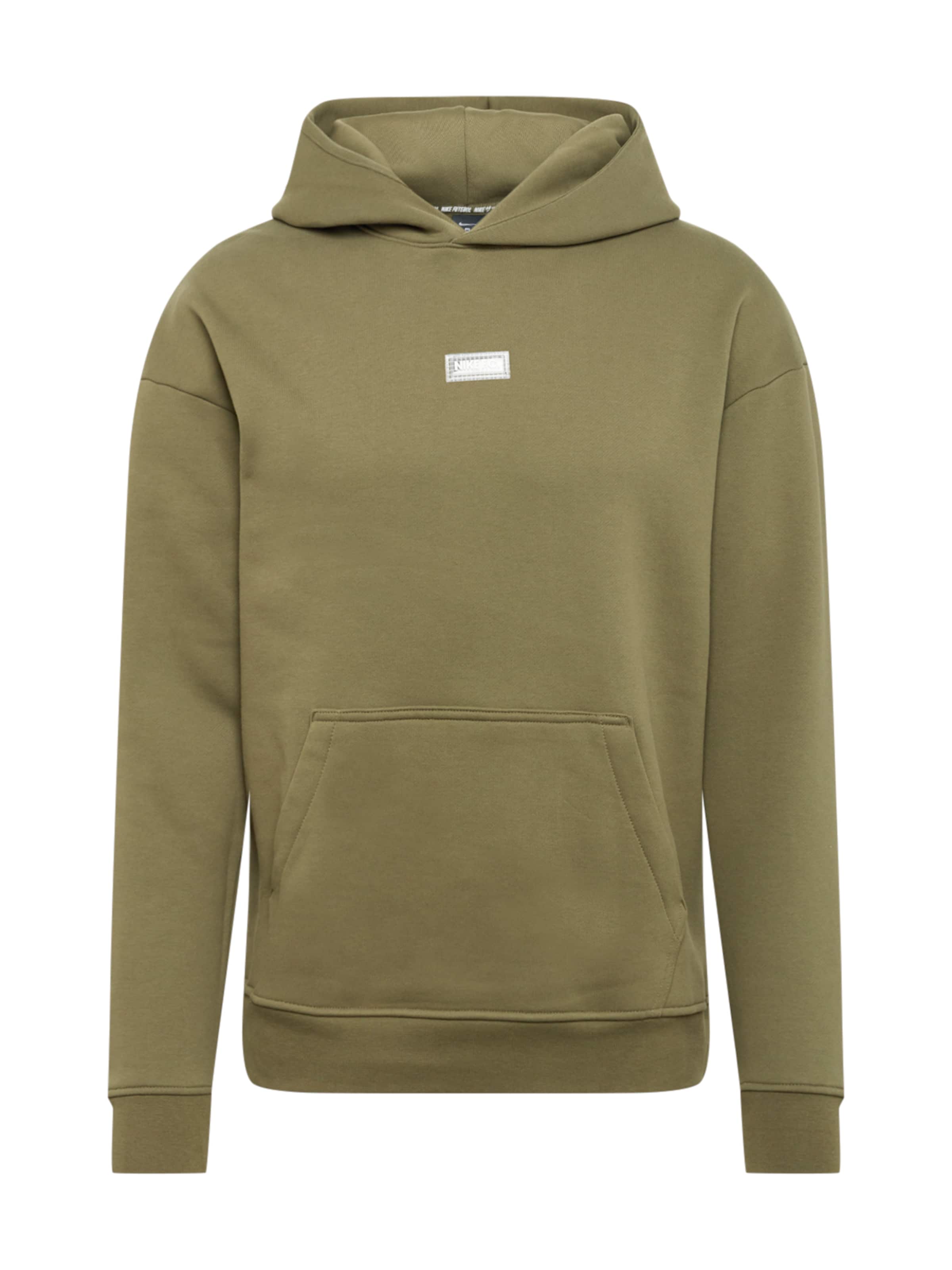 NIKE Athletic Sweatshirt in Green: front