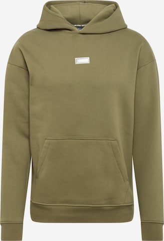 NIKE Athletic Sweatshirt in Green: front