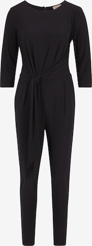 Cartoon Jumpsuit in Black: front