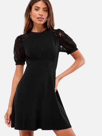 LipsyHaljina - crna boja: prednji dio