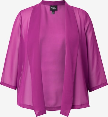 Ulla Popken Between-season jacket in Pink: front