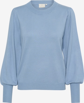 Pull-over 'Lizza' Kaffe en bleu : devant