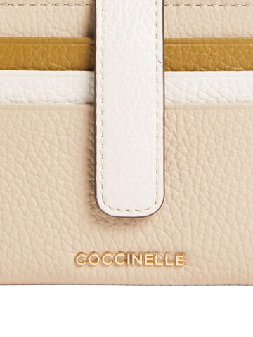 Coccinelle Wallet 'Metallic Medium' in Beige