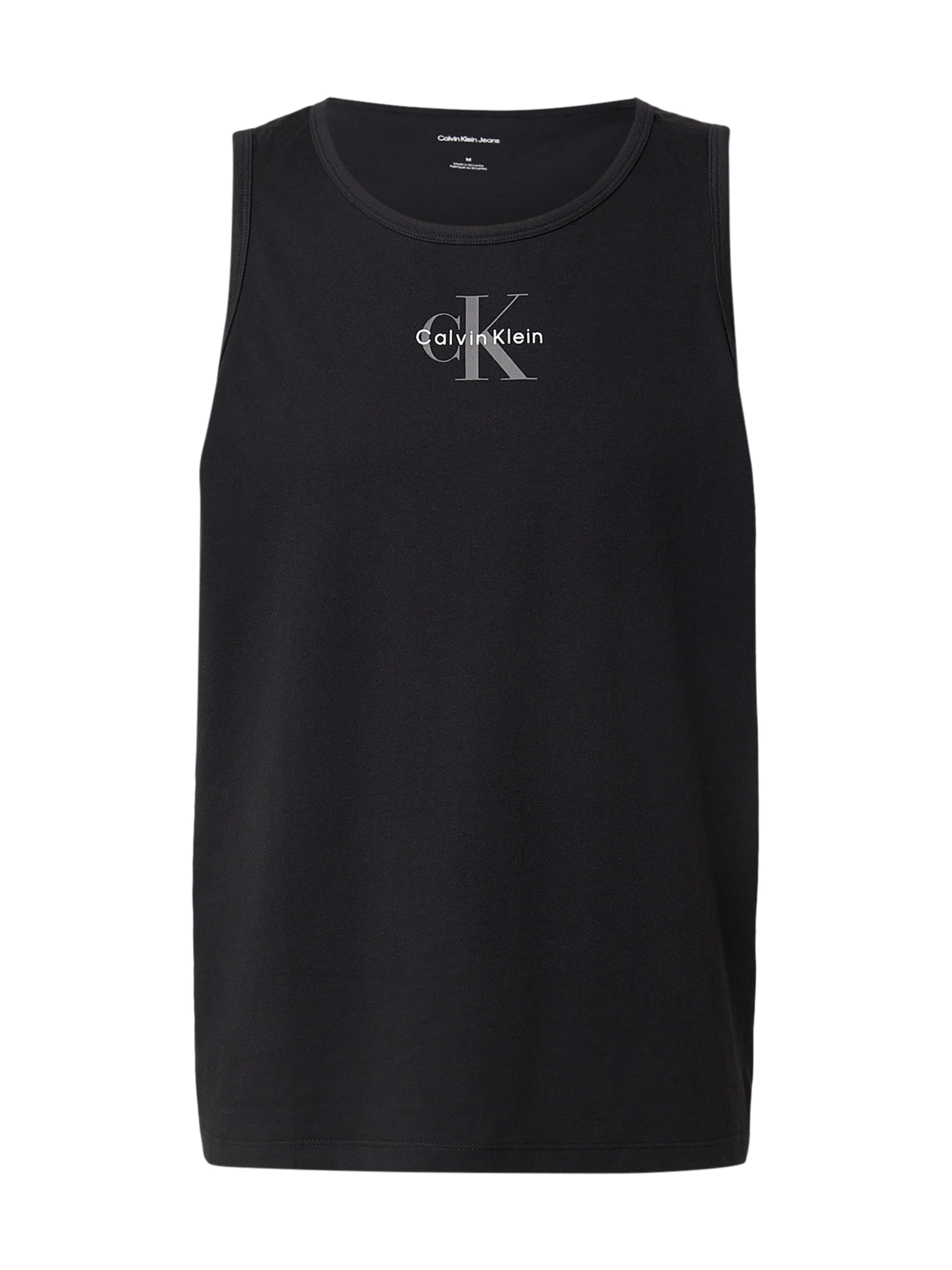 Calvin Klein Jeans - Camisa '30S CLASSIC' em preto: frente