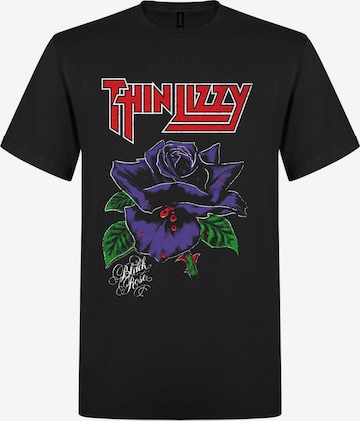 Thin Lizzy Koszulka 'Thin Lizzy Black Rose T-Shirt' w kolorze czarny: przód