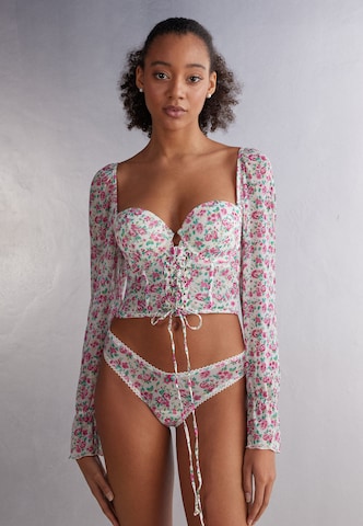 INTIMISSIMI Corsage 'LIFE IS A FLOWER' in Mixed colors: front