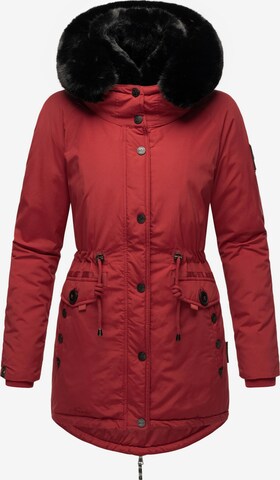 NAVAHOO Winterparka in Rood: voorkant