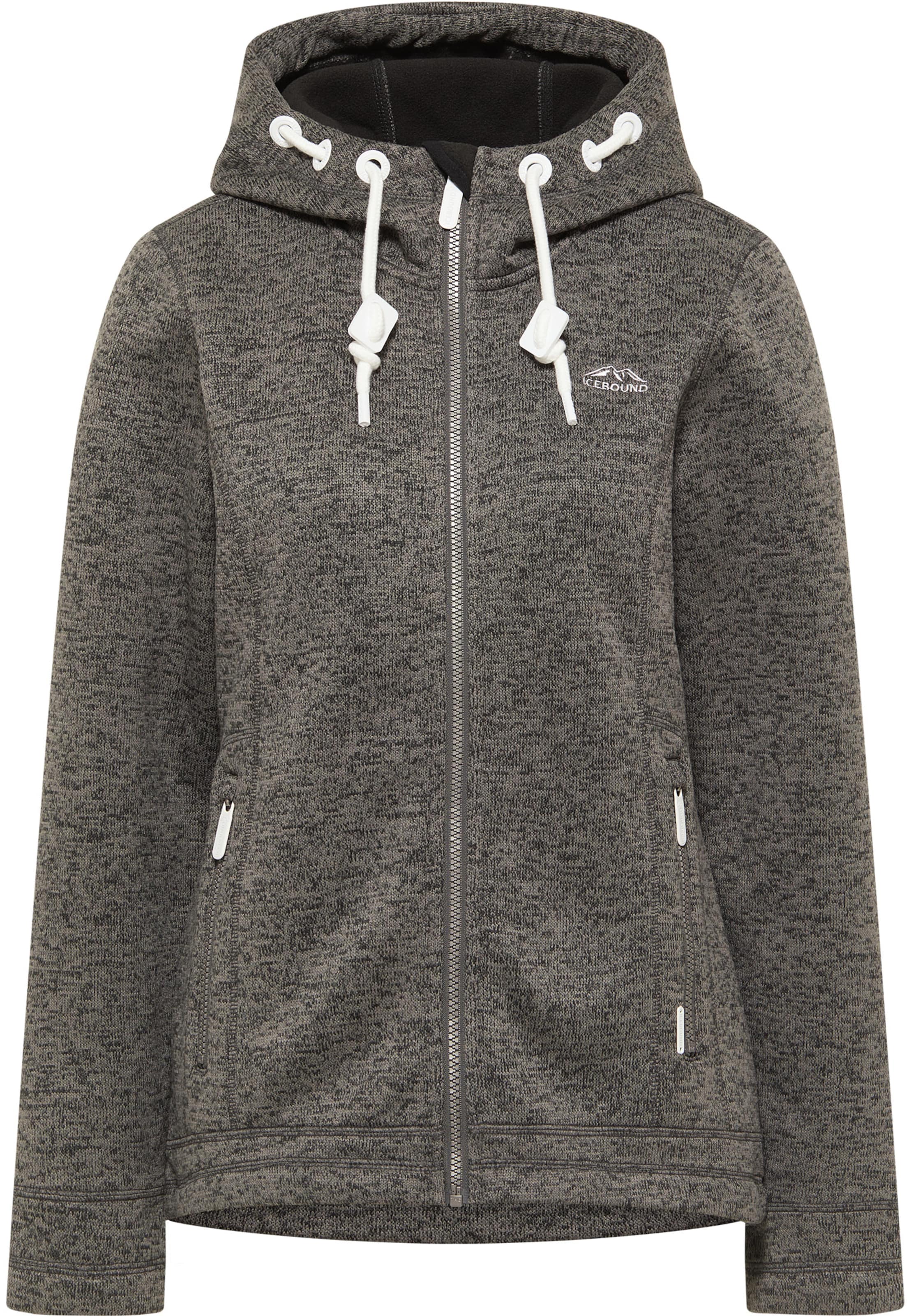 ICEBOUND Fleece Jacket in Grey: front