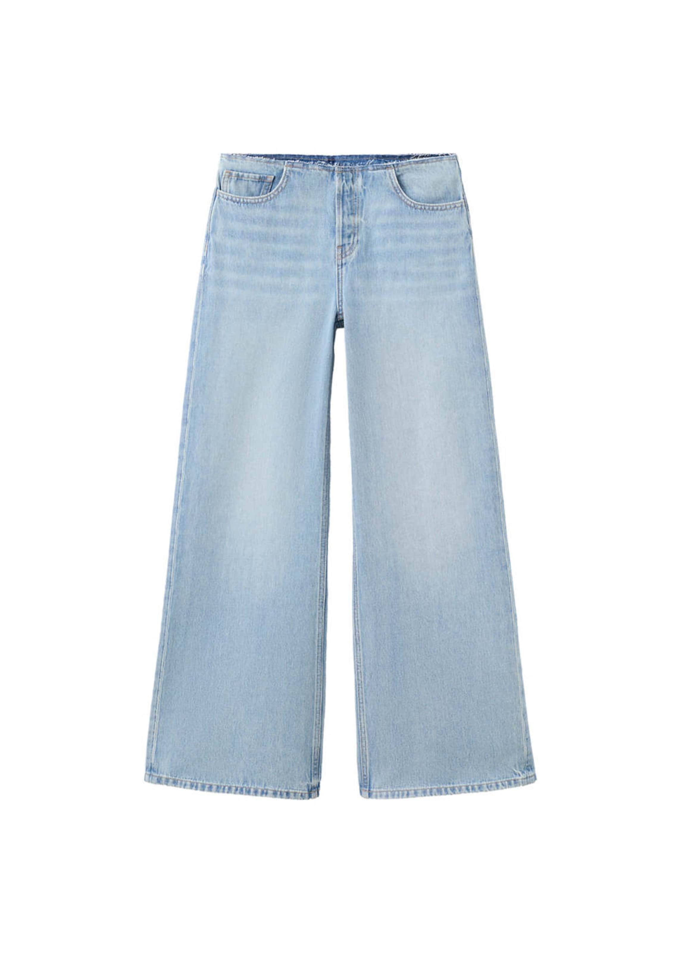 MANGO Wide leg Jeans 'Oscar' in Blue: front