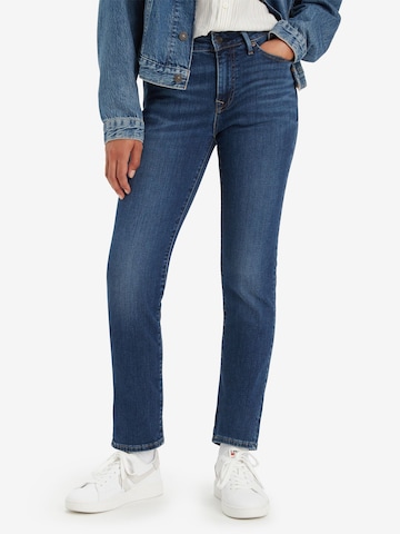 LEVI'S ® Slimfit Džíny '712™ Slim Welt Pocket' – modrá: přední strana