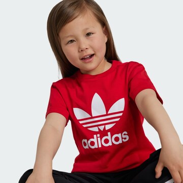 ADIDAS ORIGINALS Shirt 'Trefoil' in Red