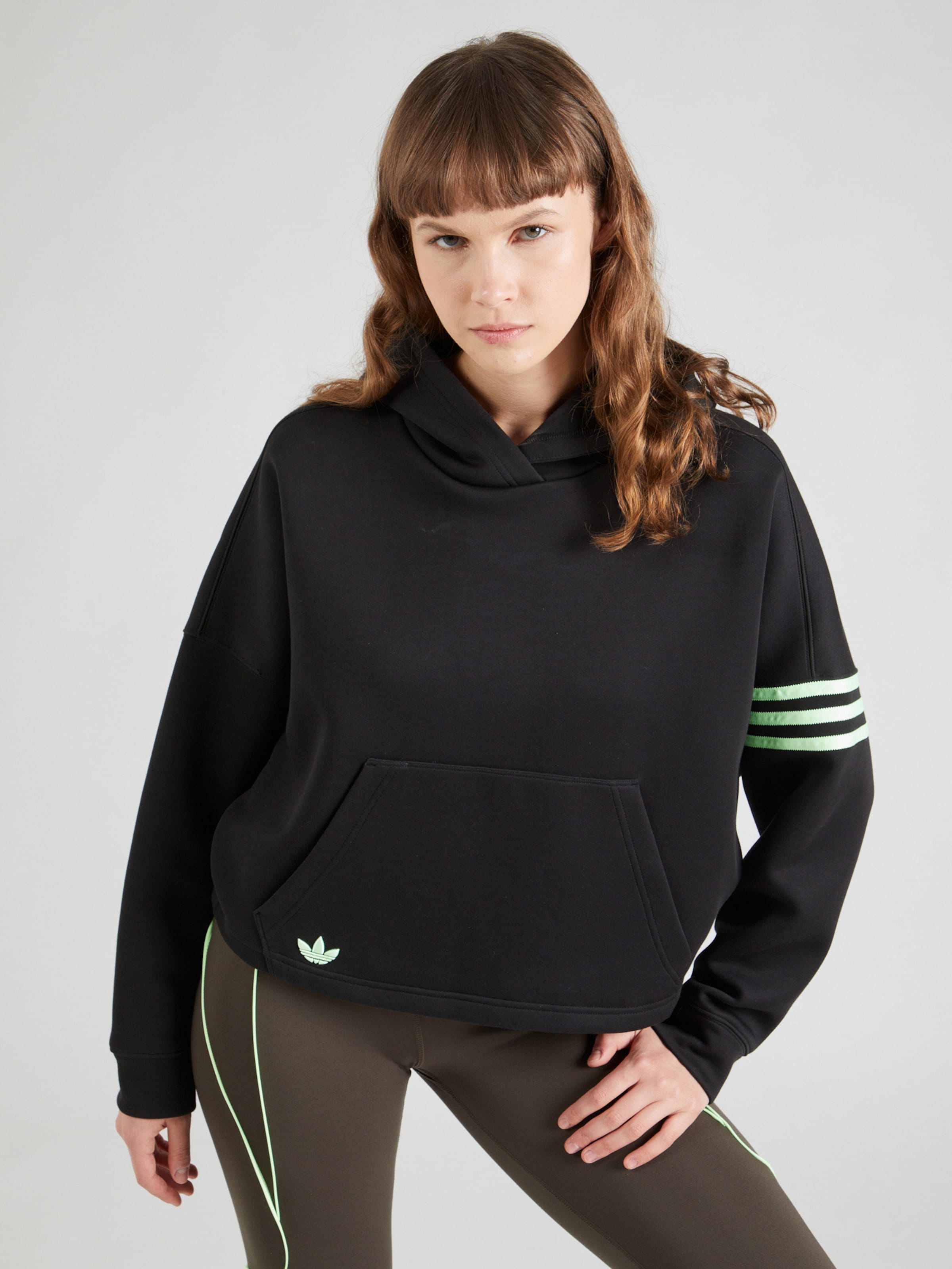 ADIDAS ORIGINALS Sweatshirt NEUCL in Black ABOUT YOU