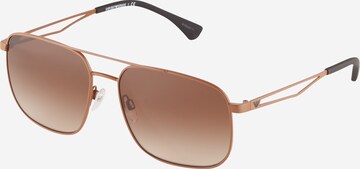 Emporio Armani Okulary przeciwsłoneczne 'EA2106' w kolorze brązowy: przód