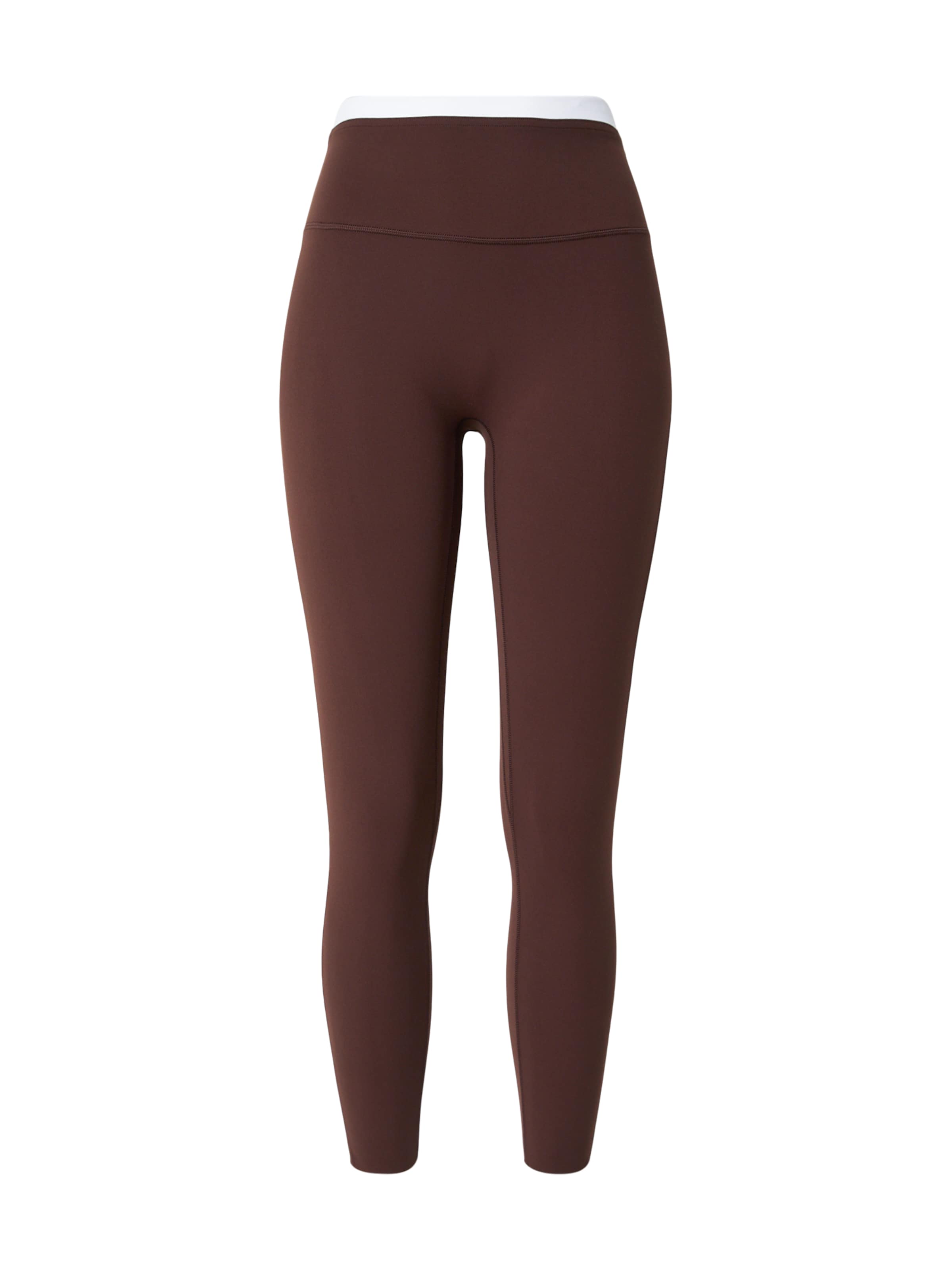 Abercrombie & Fitch Skinny Športové nohavice 'STUDIOFLEX CLASSIC' - Hnedá: predná strana