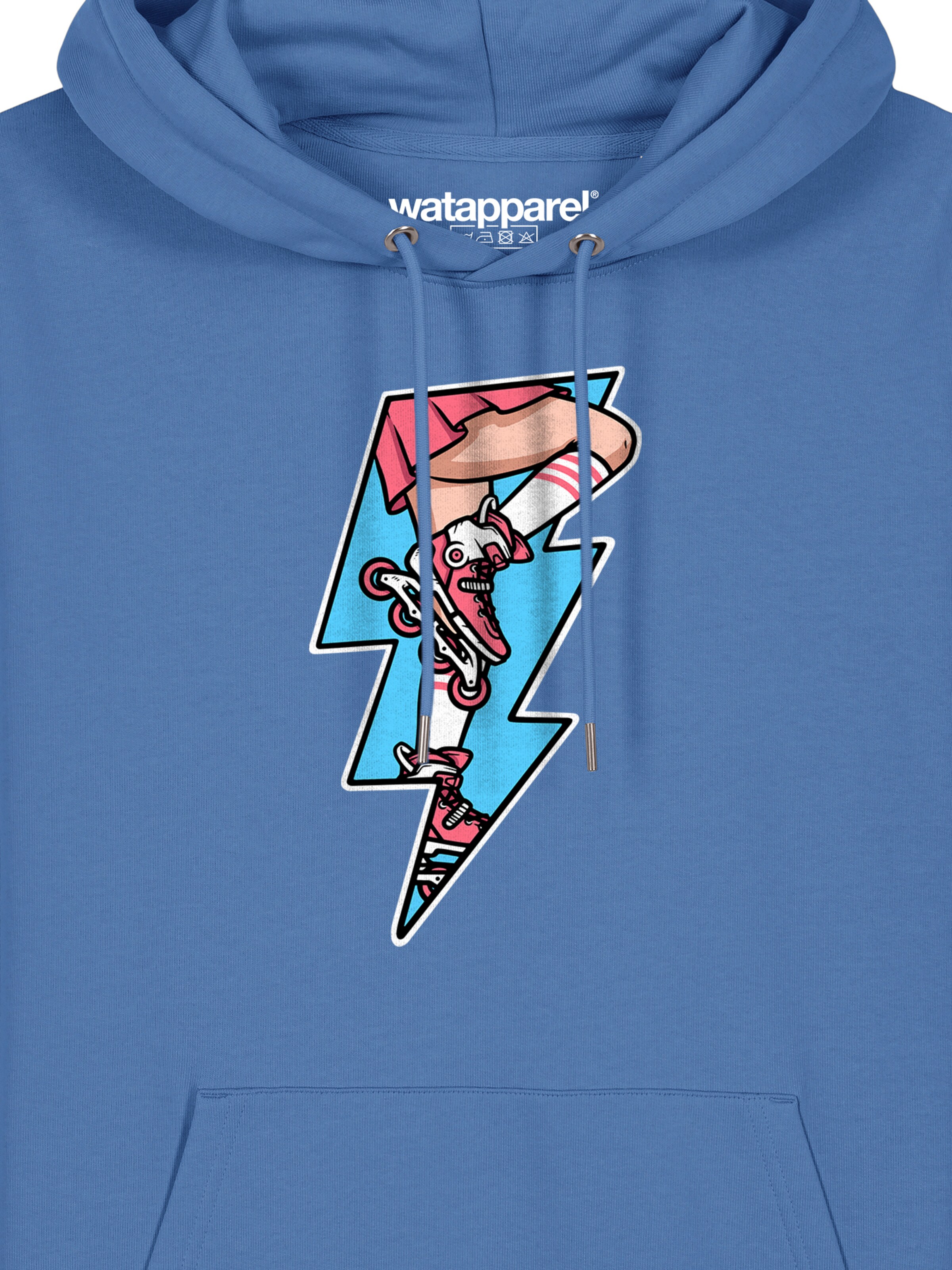 Sweat-shirt ' Rollerskates ' Watapparel en bleu