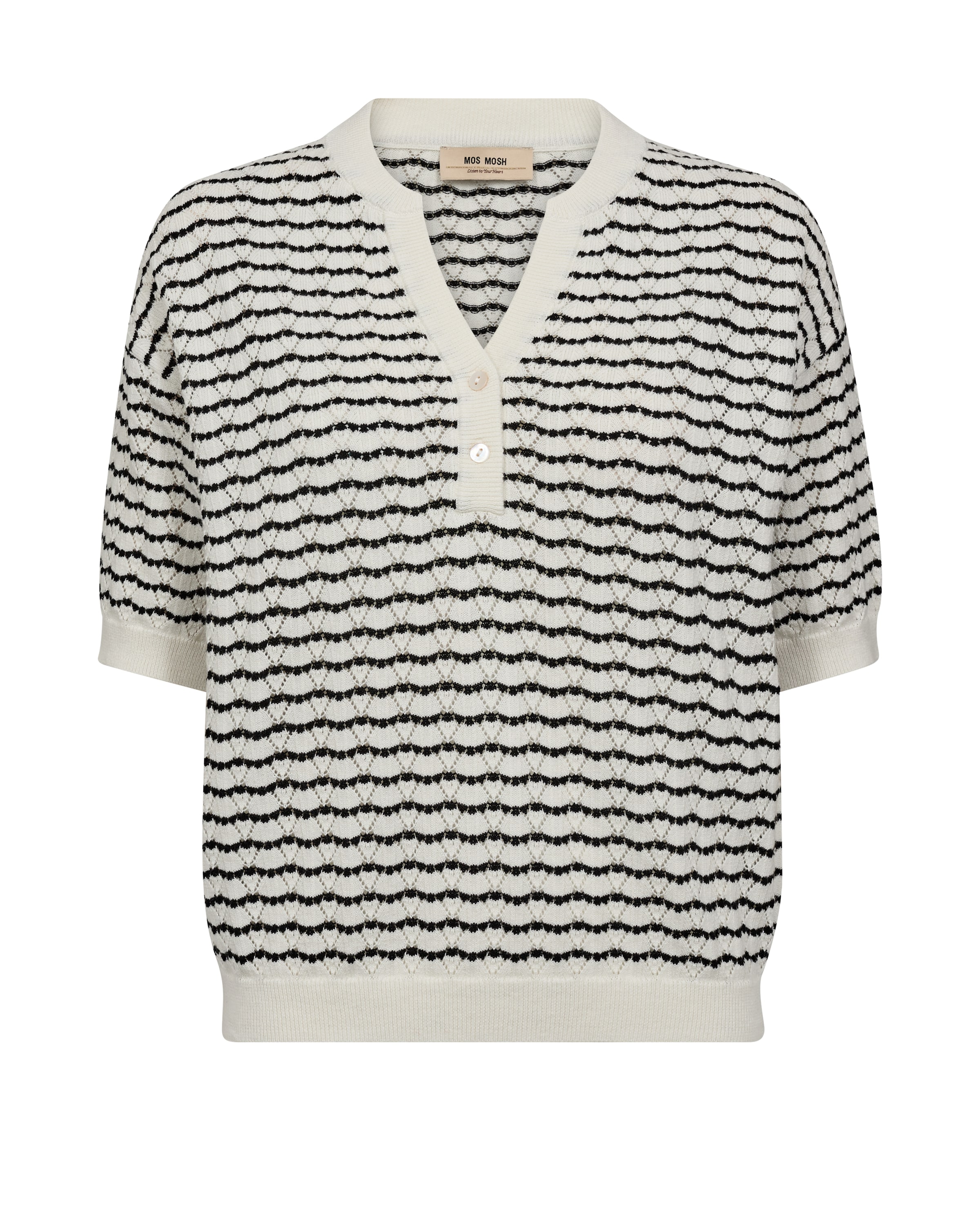 MOS MOSH - Jersey en beige: frente