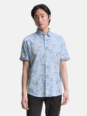 TOM TAILOR Regular Fit Hemd in Blau: Vorderseite