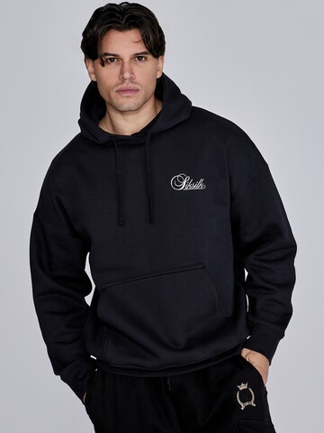 Sweat-shirt SikSilk en noir : devant