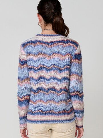 Pull-over KOROSHI en mélange de couleurs