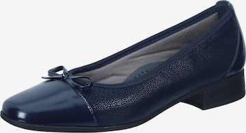 Comfortabel Ballerina in Blau: Vorderseite