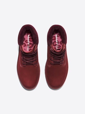 TIMBERLAND Schnürstiefelette 'Stone Street' in Rot