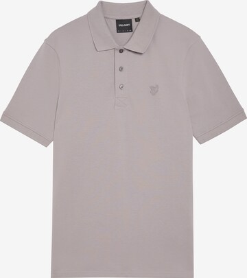 Lyle & Scott Shirt 'Tonal Eagle' in Grijs: voorkant