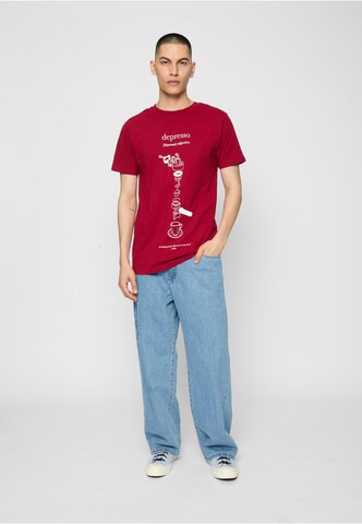T-Shirt 'Depresso' MT Men en rouge