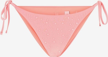 GUESS Bikini Bottoms in Pink: front