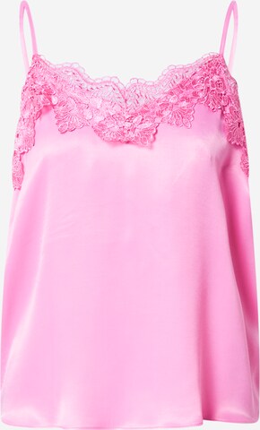 Warehouse Top in Roze: voorkant